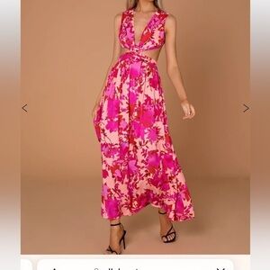 NWT All About May floral 2 piece dress